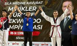 Kayserili Emir Haktan Aktepe Türkiye Minikler Taekwondo Şampiyonası’nda İkinci Oldu