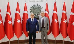 Prof. Dr. Mustafa Koçak, Çorum Valisi Zülkif Dağlı'yı Ziyaret Etti
