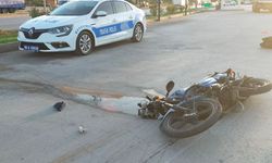 Osmancık’ta Kamyon Motosiklete Çarptı! Kaza Anı Güvenlik Kamerasında