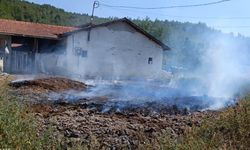 Osmancık’ta Gübre Yangını Ormanlık Alana Sıçramadan Söndürüldü