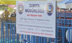 Çorum'da temizliğe dikkat etmeyen pazar esnafının tezgahı 1 hafta kapatıldı