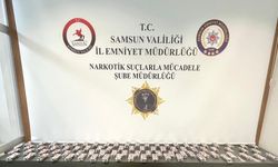 Samsun'da boş araziye bırakılan koli içinde uyuşturucu bulundu