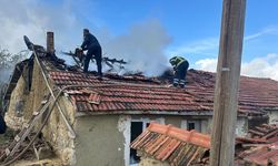 Çorum'da baca temizliği yangına sebep oldu