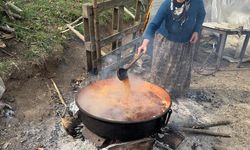 Giresun'da pekmez üretimi sürüyor