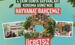 Kayseri'de Hayvanları Koruma Günü’nde “Hayvanat Bahçesi” ücretsiz