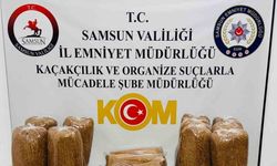 Samsun’da 180 kilo kaçak tütün ele geçirildi