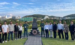 Çorum heyeti, Güney Kore’de Türk şehitliğini ziyaret etti