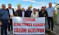 Elektrikçi esnafı çözüm bekliyor