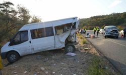 Havran-Balıkesir yolunda feci kaza: 15 işçi yaralandı!