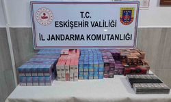 Jandarma ekiplerinden kaçak sigara operasyonu