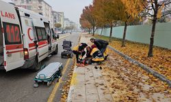 Çorum’da üç tekerlekli motosikletten düşen kadın hastaneye kaldırıldı!