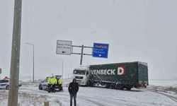 Çorum’da kar yağışı etkili olmaya başladı