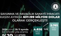 Savunma ve havacılık sanayii son 11 ayda ihracat rekoru kırdı