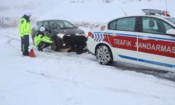 Çorum’da kış lastiği uygulaması: Şoförlere ceza yağdı!