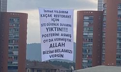 "Allah belamızı versin!" Ümraniye'de belediye başkanına pankartlı isyan