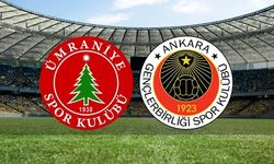 Ümraniyespor Gençlerbirliği maçı canlı yayın: Hangi kanalda, saat kaçta?