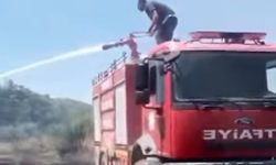 Ortaköy'de yangın! İtfaiye ekipleri yangına müdahale etti