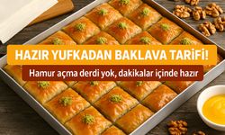 Hamur açma derdine son! Hazır yufkadan çıtır çıtır, ustalara taş çıkartan Baklava tarifi