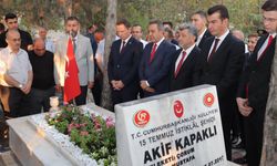 15 Temmuz Şehidi Akif Kapaklı kabri başında anıldı