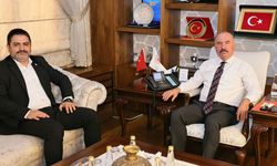 Vali Ali Çalgan, Memur-Sen İl Temsilcisi Fatih Okumuş ile görüştü