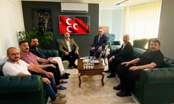 MHP Çorum İl Başkanlığı’na Muharrem Şemsek’ten ziyaret