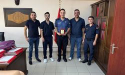 Hakim ve savcıdan Alaca Emniyet Müdürü Kırıkçı’ya plaket