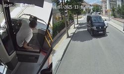 Çorum'da günün kahramanı! Halk otobüsü şoförü, Faciayı elleriyle durdurdu