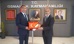 Düzce Valisi Selçuk Aslan’dan Osmancık Kaymakamı Furkan Duman'a nezaket ziyareti