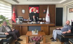 ÇESOB Başkanı Recep Gür’den İl Tarım Müdürü Hasan Taş’a hayırlı olsun ziyareti