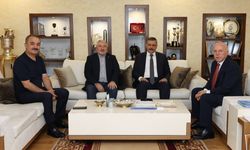 Başkan Aşgın ve Rektör Öztürk, Vali Mustafa Çiftçi ile Erzurum’da buluştu