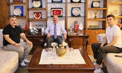 Vali Ali Çalgan’a dost ziyareti