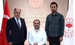 15 Temmuz Gazisi ve Alacalı Yetiştirici İl Müdür Hasan Taş’ı ziyaret etti