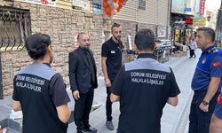 Çorum Belediyesi’nden esnafa ve vatandaşa yerinde ziyaret