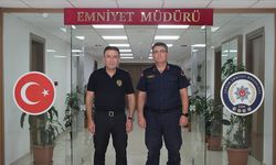 Komutan Kubilay Ayvaz’dan Emniyet Müdürü Pehlivan’a ziyaret