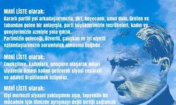 CHP Çorum’da “Mavi Liste”den Manifesto! "Umudu sokak sokak örgütlemeye geliyoruz"