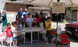 Çorumlu çocuklardan Filistin’e anlamlı yardım: Limonata satarak para kazandılar