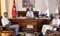 Vali Ali Çalgan’a nezaket ziyareti