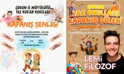 Çorum'da büyük buluşma: Yaz kursları renkli bir şenlikle kapanıyor