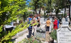 Çorum’da Çocuk Evleri Sitesi sakinlerinden mezarlık ziyareti