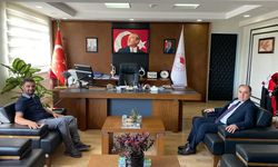 İl Genel Meclis Başkanı Temur'dan Tarım İl Müdürü Hasan Taş’a hayırlı olsun ziyareti