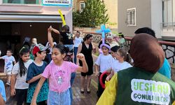 Çorum’da renkli etkinlik: Çocuklara ekran yerine oyunla farkındalık eğitimi
