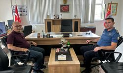 Yeni Emniyet Müdürüne ilk ziyaret: Zeki Dilmen’den anlamlı tebrik