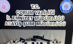 Çorum merkezli 4 ilde dev operasyon: Cephanelik ele geçirildi