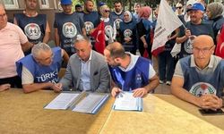 Mehmet Tahtasız, grevdeki SYDV işçilerini ziyaret etti