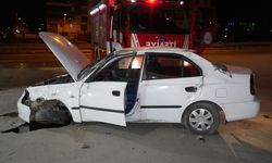 Çorum yolunda korkutan kaza: Araç takla attı