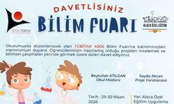 Alaca’da TÜBİTAK 4006 bilim fuarı düzenleniyor
