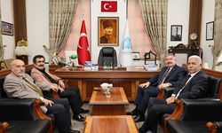 Başkan Bilgin ve Başkan Aylar'dan Alp Kargı’ya ziyaret