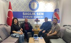 Ahmet Saatci'ye hayırlı olsun ziyaretinde bulundular