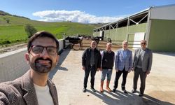 AK Parti heyeti yeni kurulan çiftliği ziyaret etti