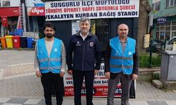 Sungurlu’da vekaletle kurban bağış standı hizmete açıldı